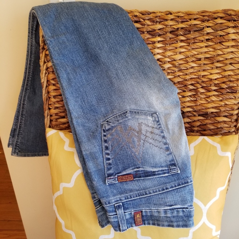 7 for all Mankind A Pocket Bootcut Jeans